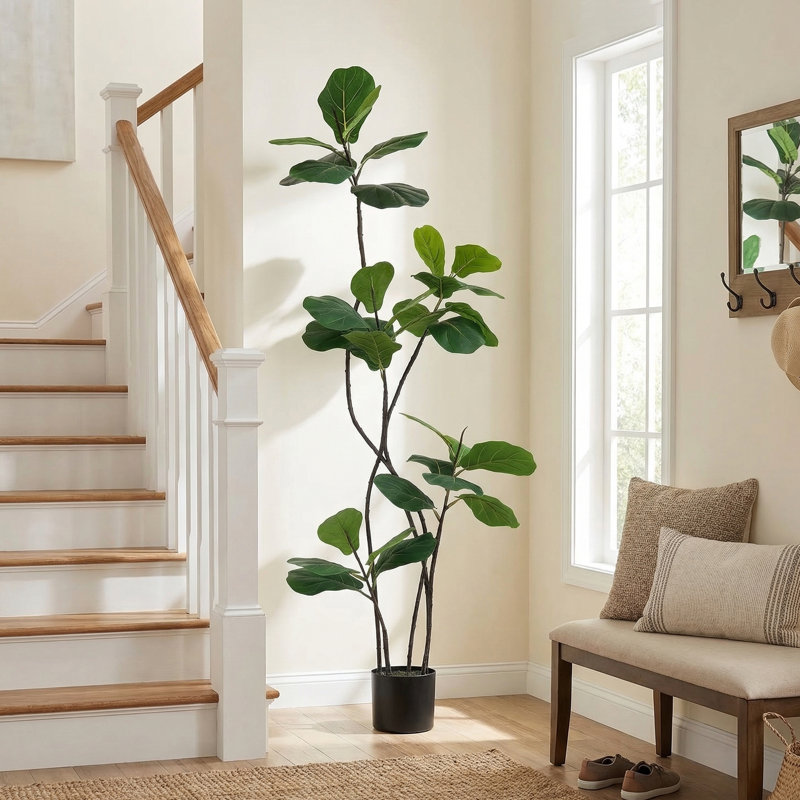 Fausse plante, H 71 po x l 27,56 po
