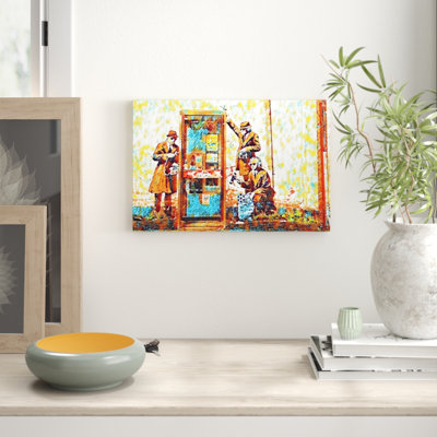 Banksy - Wrapped Canvas Print