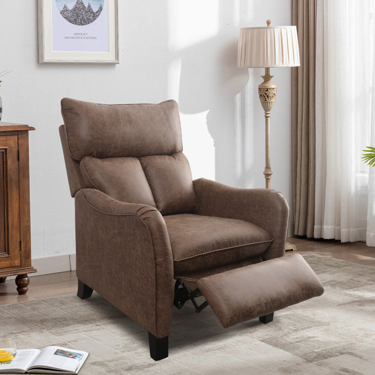 Danya 5 Adjustable Positions Recliner/Floor Chair - Brown