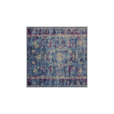 Machine Washable Gray Area Rug