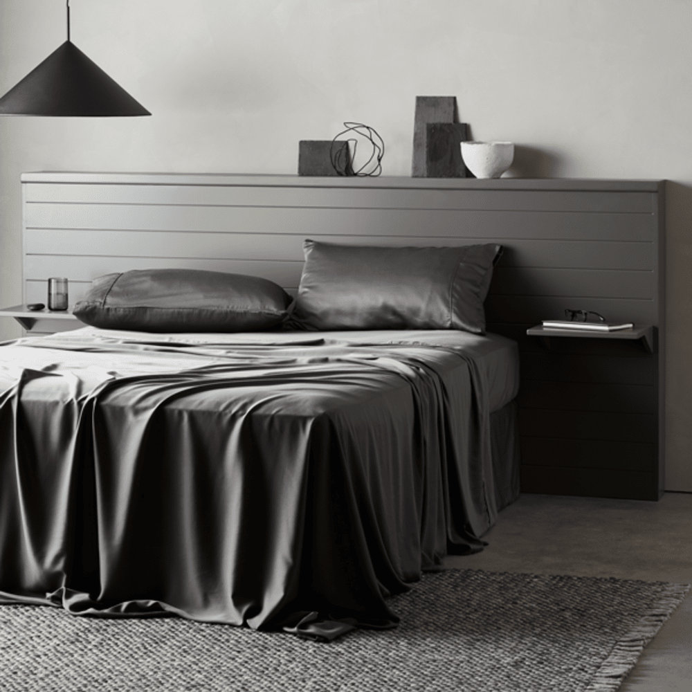 Ettitude Sheet Set, Queen Sheet Set with 3 Additional Pieces, Slate