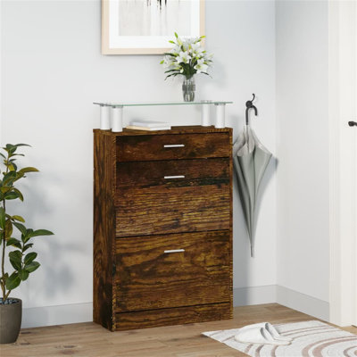 6 Pair Shoe Storage Cabinet