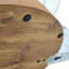 Table basse contemporaine à double couche artistique - marbre blanc et collage de grain de bois, plusieurs couleurs disponibles. Autocollant de panneau de densité, verre renforcé. W1151P233589-1108915901-1139748205-1139936356