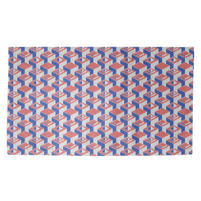 Gratte-ciels rose Tapis décoratif