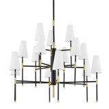 Bowery - 15 Light Chandelier - Aged Old Bronze Finish