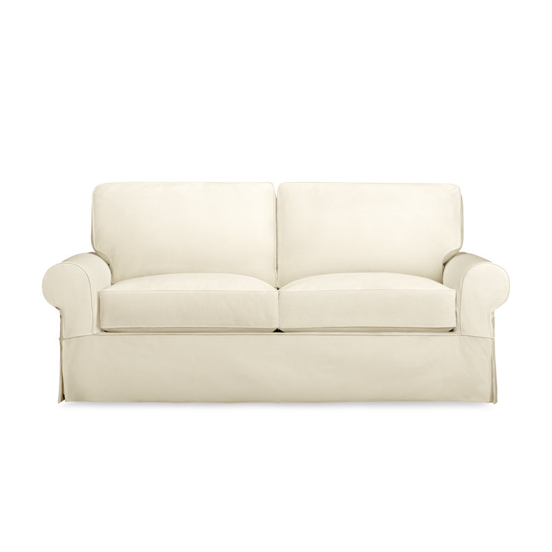 Taylor 78'' Slipcovered Sofa, Bayou Natural Canvas