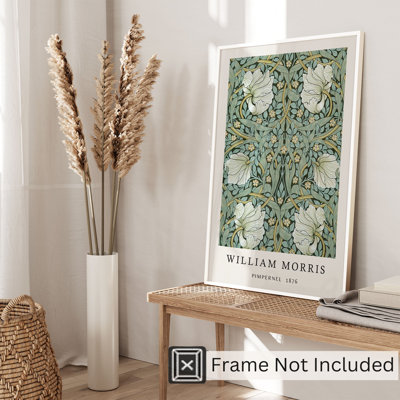 Floral, William Morris Pimpernel, reproduction d'art classique sans cadre