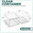 Sorbus Acrylic Storage Containers With Pull-out Drawers - 4 Pack 4.4” Clear Stackable Storage Bins Set For Bathroom Storage And Organization - Makeup Organizer Case