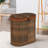 Plastic and Canvas Laundry Hamper-2087570421