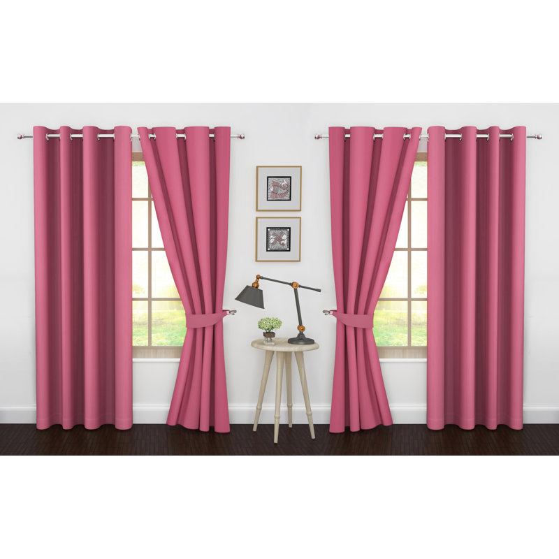 Blackout Curtain, Pink, 46" x 84"