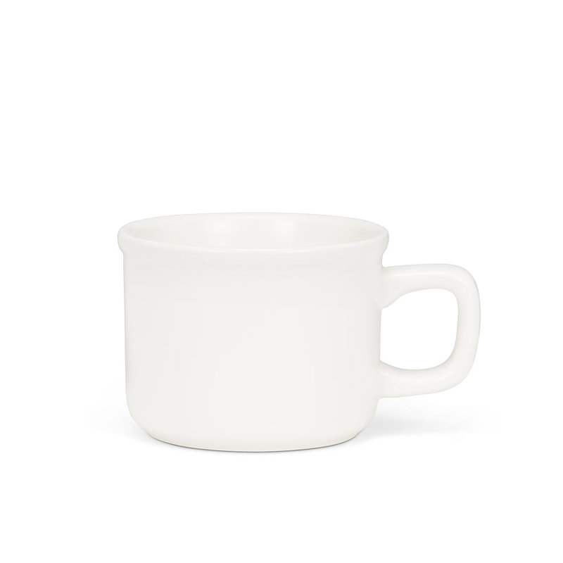 Derontae Stoneware Espresso Cup, White