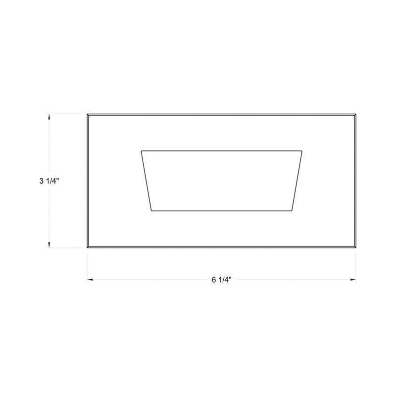 Dash LED Flat Brick Light Small