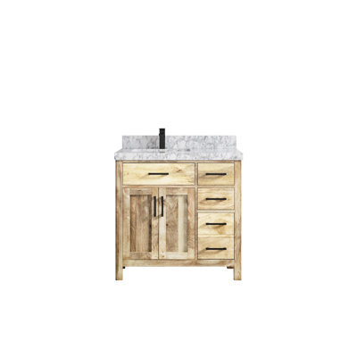 Malibu Mango 36'' Single Bathroom Vanity with Quartz Top