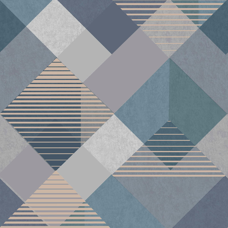 Superfresco Easy Kaleidoscope Geometric Wallpaper, Blue
