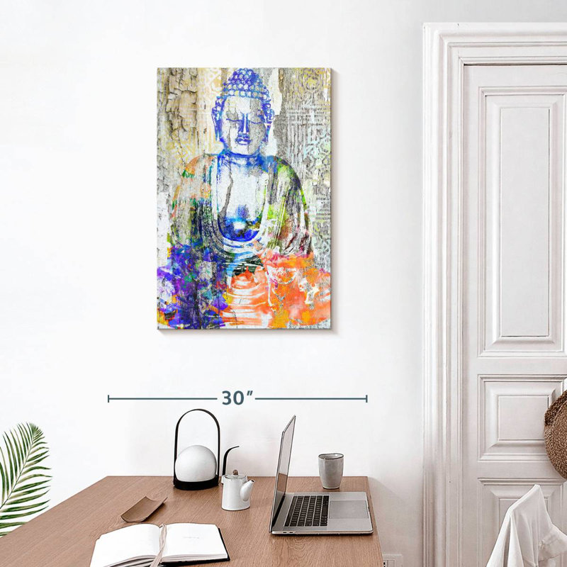 Leisha Buddha I, 30" H x 20" W