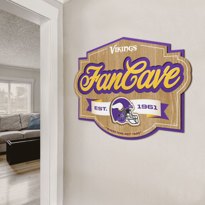 NFL Fan Cave Sign