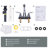 2-handle Bathroom Faucet with Drain Assembly-65711825