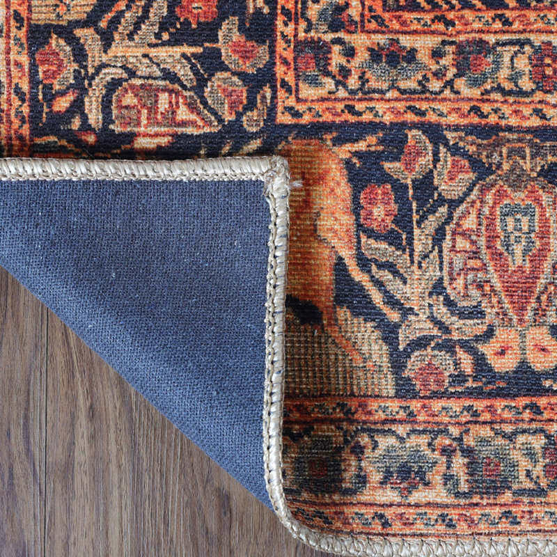 Tapis de couloir brun 8 pi Medallion