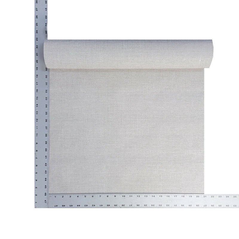 Rouleaux de papier peint gris faux blanc cassé / gris rustique