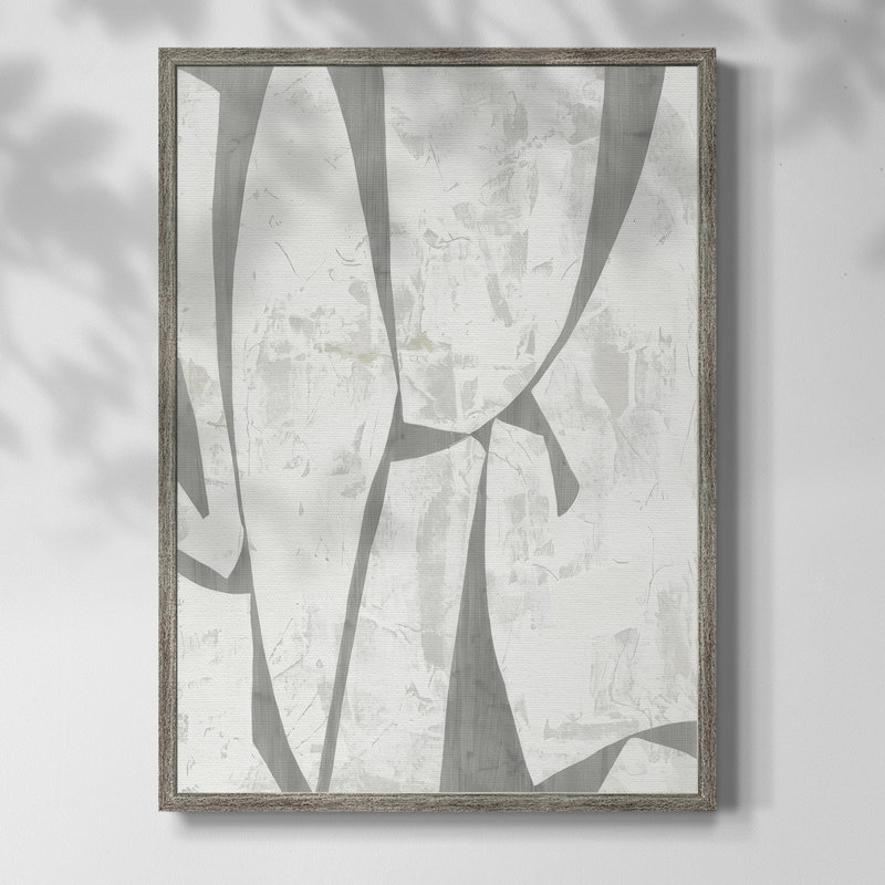 Stone Puzzle II Framed Print - Solid Wood, 11" H x 9" W