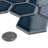 Tribeca 2" Hex Glossy 11-1/8 " x 12-5/8 " Porcelain Mosaic Floor & Wall Tile-51020431
