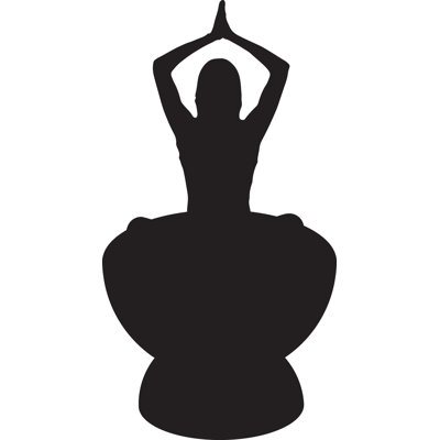 Adhésif décoratif yoga