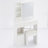 29.2" Small Space Left Drawer Desktop Vanity Table + Cushioned Stool, Extra Large Right Sliding Mirror, Multi Layer High Capacity Storage, Practical Fashionable Dresser, Suitable For Small Space-1225024680