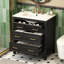 Ensemble de meuble-lavabo simple 30 po avec lavabo en céramique Combofree-114497733