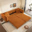 Canapé-lit convertible Nithsdale avec repose-pieds mobile-1028339606