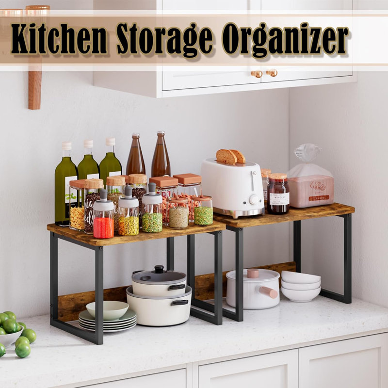 Kitchen Countertop Storage Rack Cabinet Rack