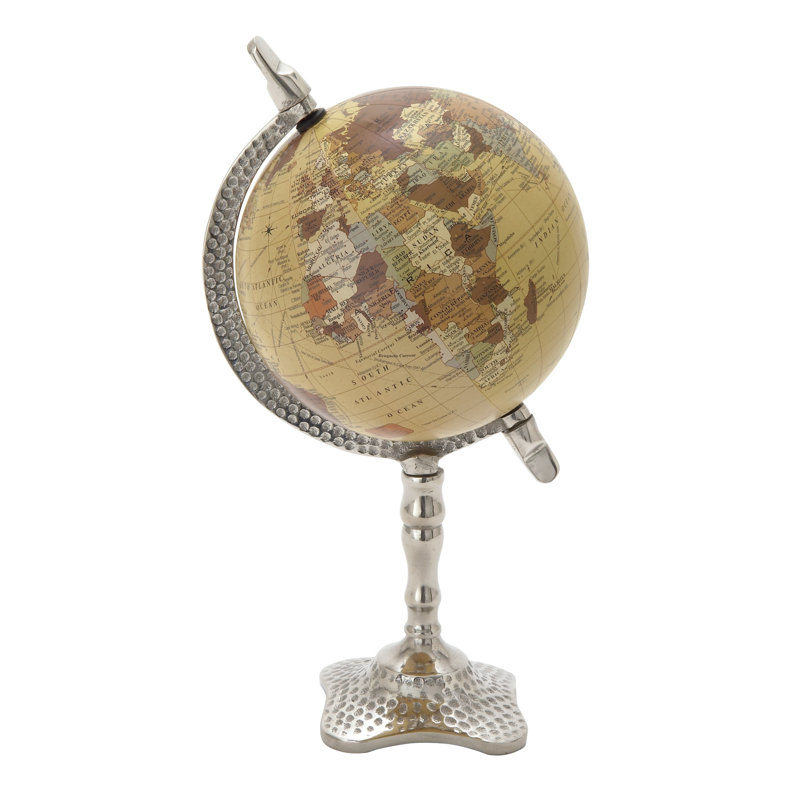 Globe terrestre en pvc d’aluminium