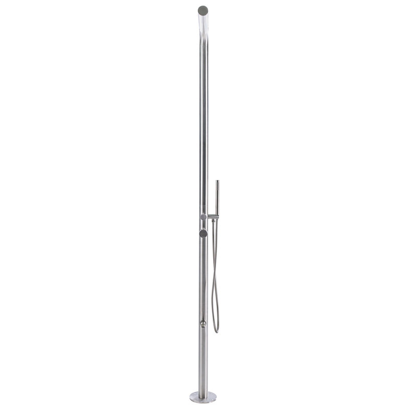 Freestanding Outdoor Shower SORAPATA Silver