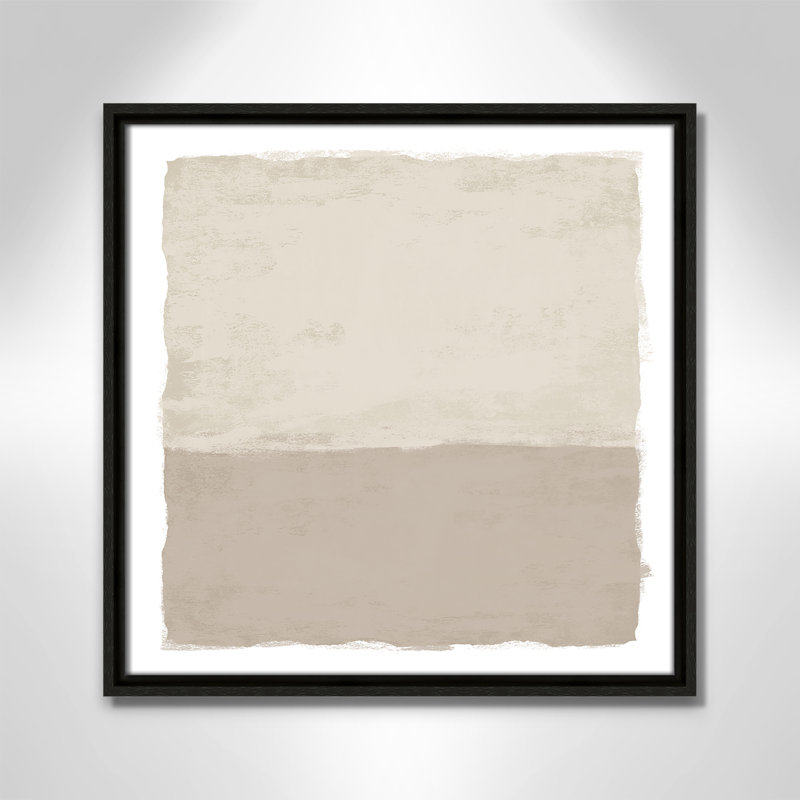 «Silent Sands II» par Natalie Carpentieri, Espresso, H 17,5 po x l 17,5 po