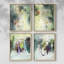 «Canary Pop II», ensemble de 4 reproductions encadrées-1683409496-1683409502