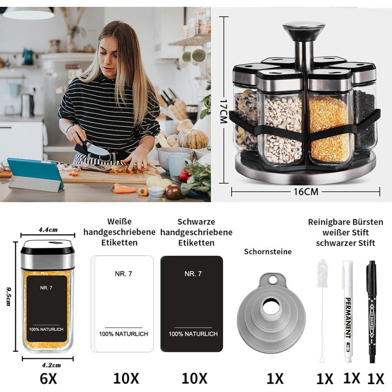 Rotating Spice Rack