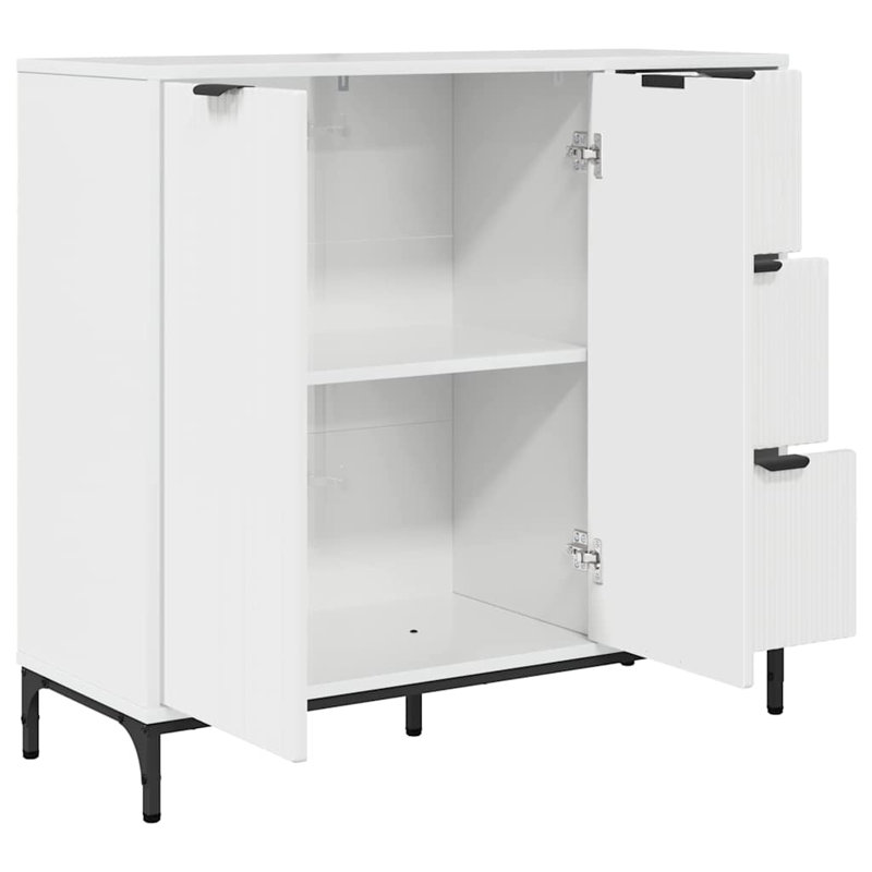 89.5cm Sideboard, High Gloss White