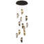 Lustre en verre 12 lumières Transitional -1596796073