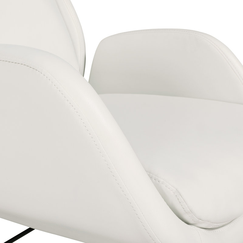 Fauteuil de direction avec appui-tête Blanchard, Blanc