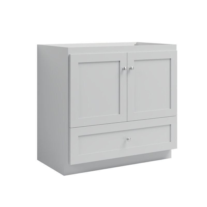Shaker 36 in. W x 21 in. D x 34.5 in. H Bath Vanity Cabinet without Top in Dewy Morning