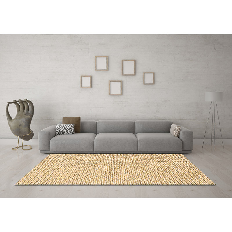 Tapis brun Mid-Century Modern 280, Carré 3 pi