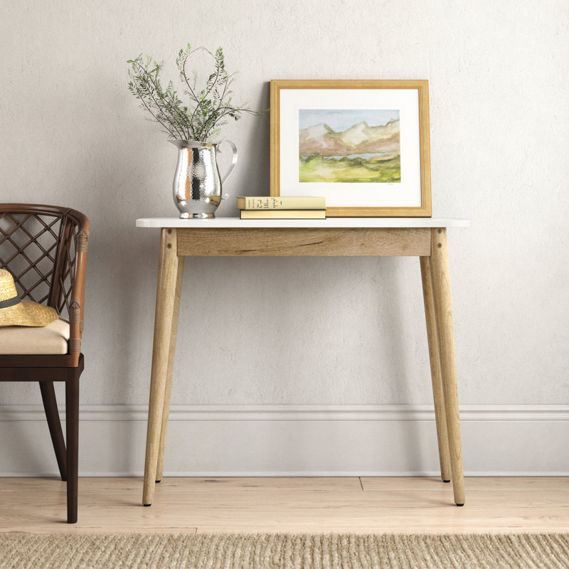 Console en marbre véritable 35,4 po Margate
