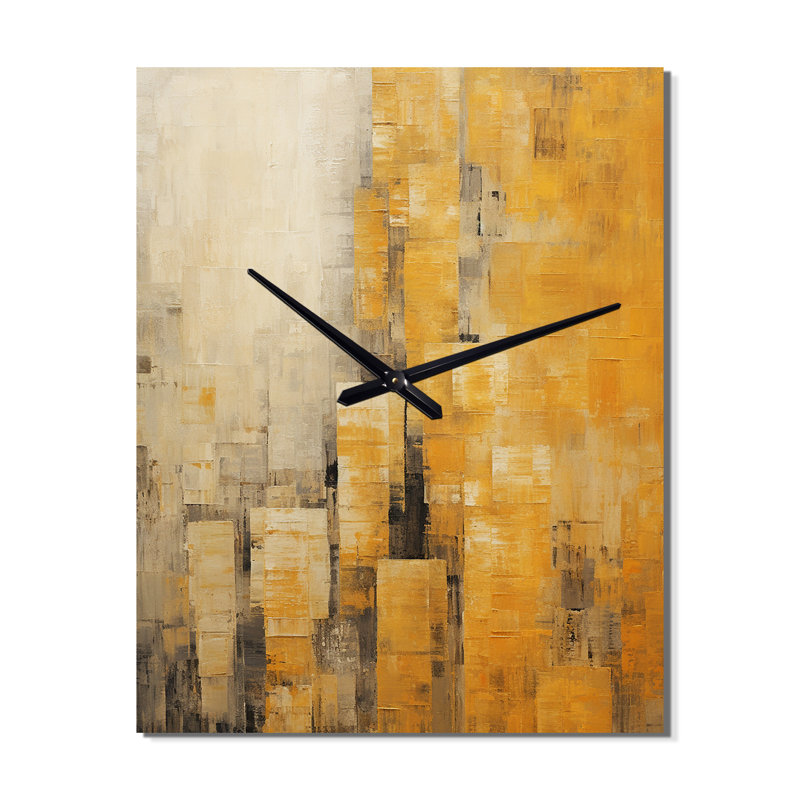 Horloge murale Cerria - gratte-ciel surdimensionnée, Moyen