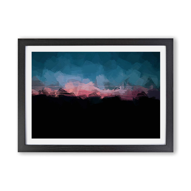 The Lake District - Framed Print, Black, 33cm H x 45cm W x 2cm D