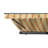 Semi-Cassette Patio Awning with LED Lights - Moroccan Collection -54833126-54833135