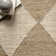 Godelinde Diamond Checkerboard Jute Natural Area Rug