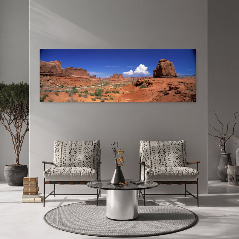 Arches National Park, Moab, Utah, États-Unis, paysage contemporain abstrait, art mural, H 60 po x l 20 po