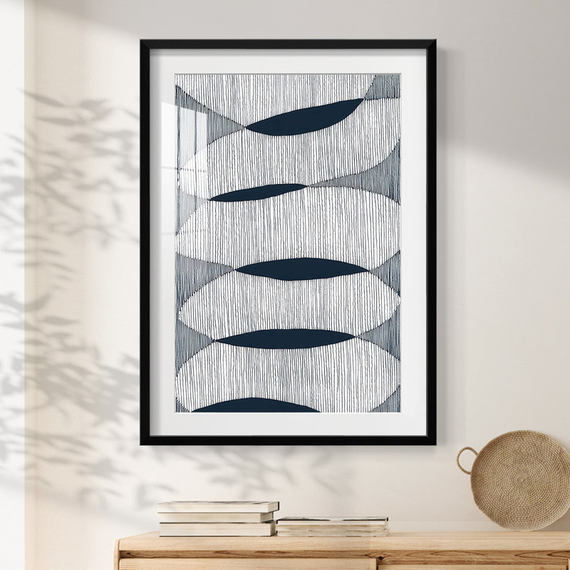 Alternate II -Framed Print, 28.5" H x 20.5" W, Black
