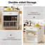 Kitchen Island with Extendable Dining Table-2033027141