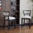 Netzer Fabric Upholstered Counter Stools-474031408