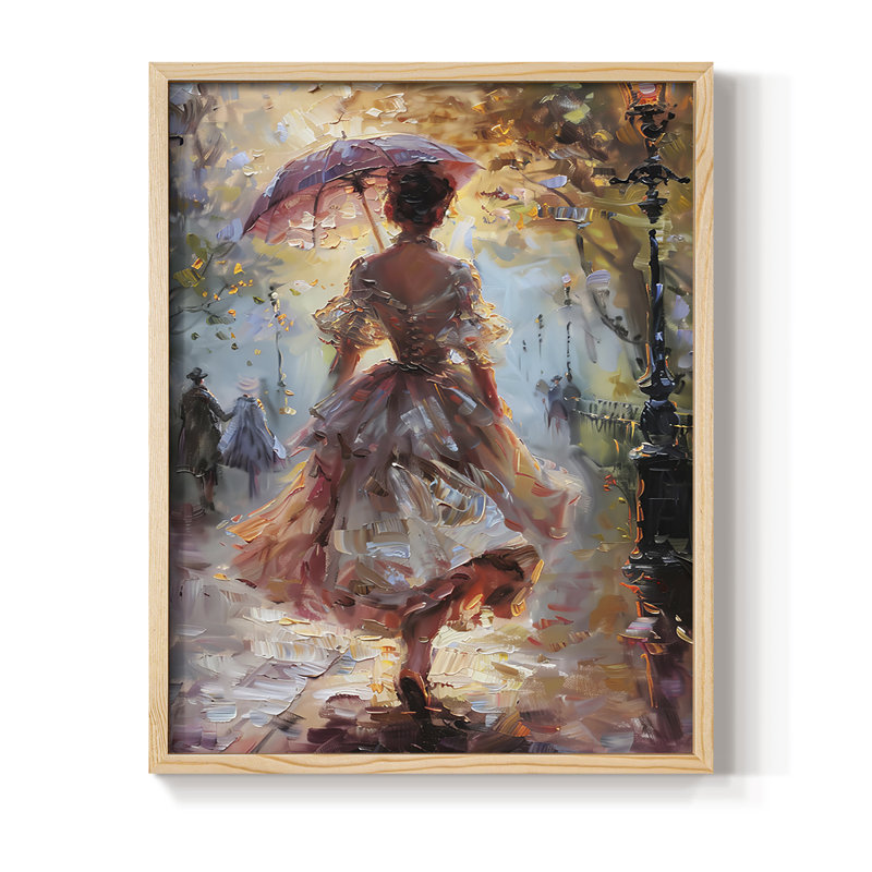 «WOMEN Series DCCxxvii», reproduction encadrée - bois massif, Naturel, H 11 po x l 9 po